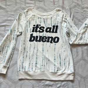 Zoe + Liv Graphic Light Sweatshirt Womens size Medium